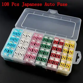 108Pcs Japanese Auto Fuse 20/25/30/40/50/60A Pal Female Slow Blow Fuse for Nissan/Toyota/Honda/Mazda
108Pcs Japanese Auto Fuse 20/25/30/40/50/60A Pal Female Slow Blow Fuse for Nissan/Toyota/Honda/Mazda
