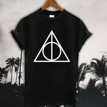 Deathly Hallows T Shirt Women Summer Short Sleeve T-Shirt Femme Hispter Print Funny T-Shirts Top Tee Shirt Casual Clothing
Deathly Hallows T Shirt Women Summer Short Sleeve T-Shirt Femme Hispter Print Funny T-Shirts Top Tee Shirt Casual Clothing