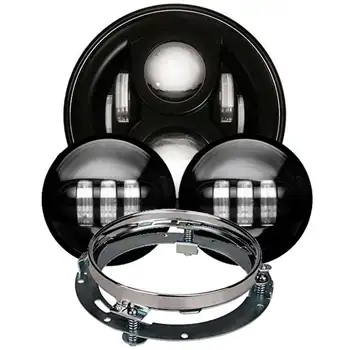 Headlight For Motorcycle Parts 7" LED Headlight + 4.5" 4 1/2 inch Passing Lights For Heritage Softail Classic
Headlight For Motorcycle Parts 7" LED Headlight + 4.5" 4 1/2 inch Passing Lights For Heritage Softail Classic