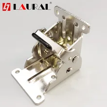 90 度自己ロック折りたたみヒンジ脚テーブル脚シルバー折りたたみコーヒーテーブル家具ステンレス鋼ハードウェ(China)