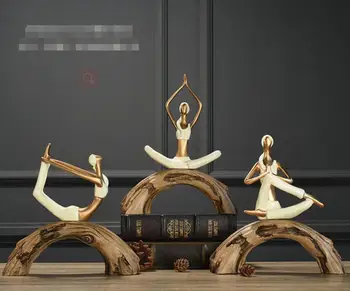New exquisite pretty girl home yoga decoration sculpture Fashion art yoga girl home statue gift
New exquisite pretty girl home yoga decoration sculpture Fashion art yoga girl home statue gift