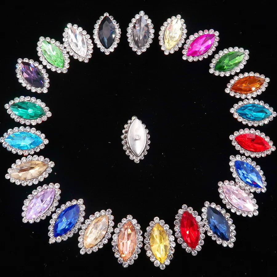 4*8mm 7*15mm glass crystal with rhinestones in Silver claw settings Marquise Navette shape Sew on rhinestone wedding dress diy
4*8mm 7*15mm glass crystal with rhinestones in Silver claw settings Marquise Navette shape Sew on rhinestone wedding dress diy