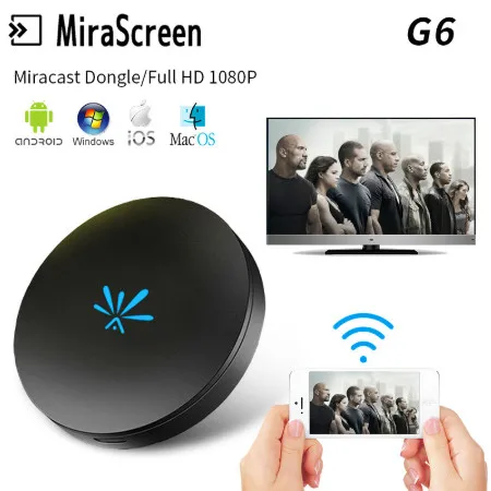 TV Stick MiraScreen G6 Miracast WiFi Dongle Support NetFlix YouTube for Iphone PC Home Smart HD TV Stick Android Pc Wifi Display
TV Stick MiraScreen G6 Miracast WiFi Dongle Support NetFlix YouTube for Iphone PC Home Smart HD TV Stick Android Pc Wifi Display