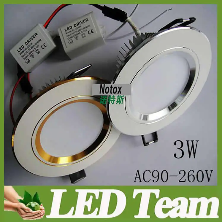 90-260v 3w led Bulb light 330lm fixture led downlight recessed led lamps warm / cool white silvery white shell 120 beam angle ce
90-260v 3w led Bulb light 330lm fixture led downlight recessed led lamps warm / cool white silvery white shell 120 beam angle ce