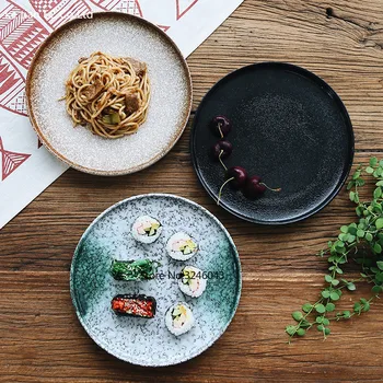 Japanese retro round plate 9-inch household dish Exquisite tableware Personality creative fruit plate pastas dish
Japanese retro round plate 9-inch household dish Exquisite tableware Personality creative fruit plate pastas dish