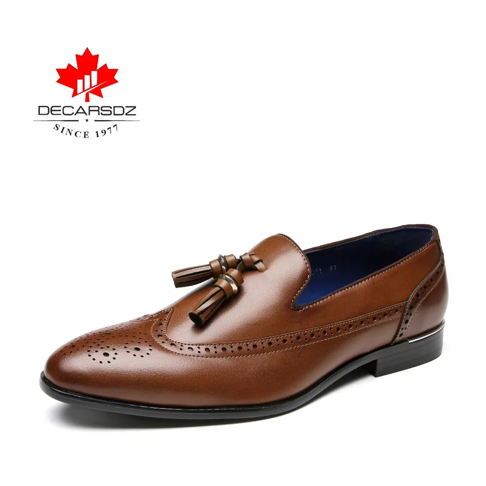 High quality men's shoes, DECARSDZ dress shoes, British style brogues, men's business casual shoes, stylish office shoes
High quality men's shoes, DECARSDZ dress shoes, British style brogues, men's business casual shoes, stylish office shoes