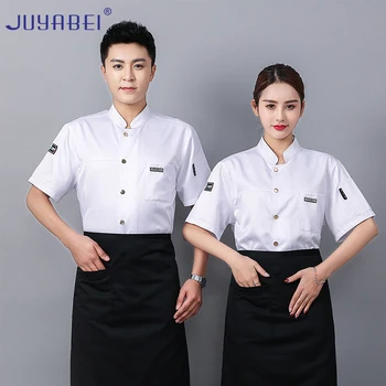 Chef Jacket Waterproof Oilproof Fabric Barber Gourmet Service Unisex Workwear Pizza Western Restaurant Buffet Waiter Uniform
Chef Jacket Waterproof Oilproof Fabric Barber Gourmet Service Unisex Workwear Pizza Western Restaurant Buffet Waiter Uniform