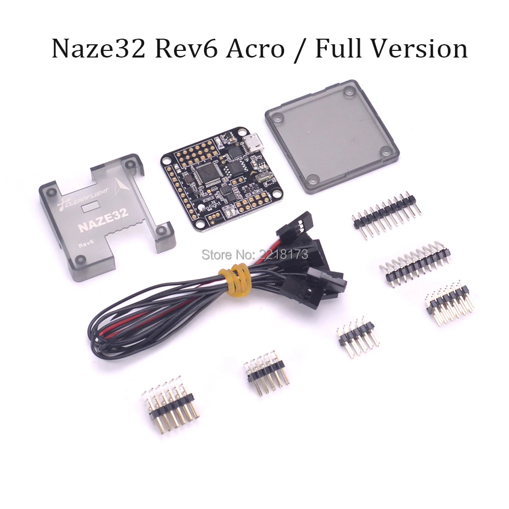 NAZE32 Rev6 6DOF / 10DOF / Acro / Full Version Flight Control Board For RC 250 QAV-R 210 QAV-X 214mm Mini Quadcopter
NAZE32 Rev6 6DOF / 10DOF / Acro / Full Version Flight Control Board For RC 250 QAV-R 210 QAV-X 214mm Mini Quadcopter