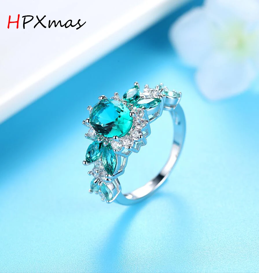 HPXmas Sparkling Elegant Cubic Zirconia Light Blue Princess Ring with Big Crystal Stone for Women Jewelry accessory B70
HPXmas Sparkling Elegant Cubic Zirconia Light Blue Princess Ring with Big Crystal Stone for Women Jewelry accessory B70