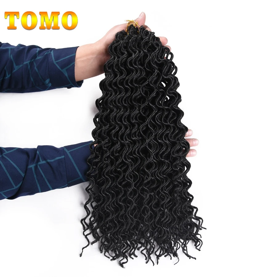 TOMO 18Inch Faux Locs Curly Crochet Hair Extension Synthetic Braiding Hair 24Roots Ombre Crochet Braids Goddess Locs Blond Color
TOMO 18Inch Faux Locs Curly Crochet Hair Extension Synthetic Braiding Hair 24Roots Ombre Crochet Braids Goddess Locs Blond Color