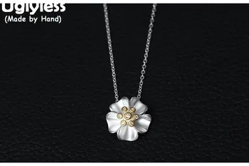 Uglyless Real 925 Sterling Silver Handmade China Style Women 5-petal Flower Necklaces Ethnic Crystal Floral Chokers Fine Jewelry
Uglyless Real 925 Sterling Silver Handmade China Style Women 5-petal Flower Necklaces Ethnic Crystal Floral Chokers Fine Jewelry