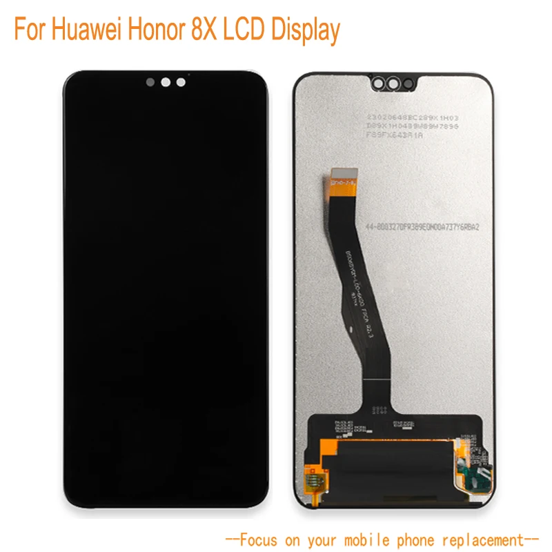 LCD Display For Huawei Honor 8X JSN-L21 JSN-L42+6.5'' Touch Screen Touch Panel Senor Dightizer Smart Phone Assembly Replacement
LCD Display For Huawei Honor 8X JSN-L21 JSN-L42+6.5'' Touch Screen Touch Panel Senor Dightizer Smart Phone Assembly Replacement