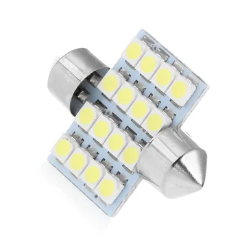 1pcs New Signal Lamp 31mm 3528 16SMD LED Light Car Dome Festoon Double-Tip Roof License Plate
1pcs New Signal Lamp 31mm 3528 16SMD LED Light Car Dome Festoon Double-Tip Roof License Plate