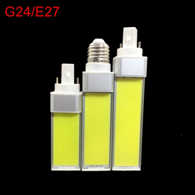Сверхъяркие светодиодные лампы G24/E27 COB 10 Вт 12 15 85-265 в 110 В 220 | Лампы и освещение