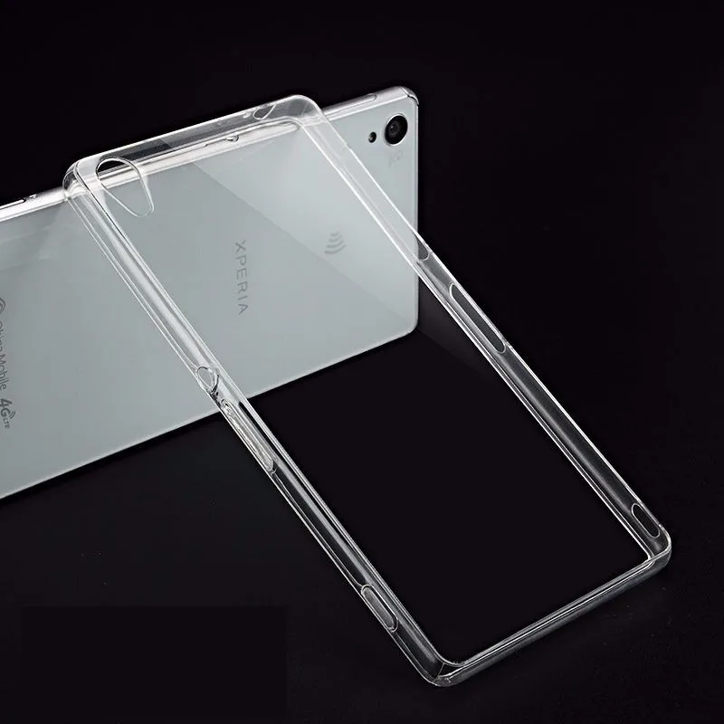 

Soft Silicone TPU phone case For Sony Xperia Z4 Z5 XA3 XZ3 XZ4 simple Transparent cover kryt housse tok husa etui caso fundas