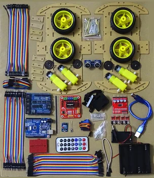 Multifunction Bluetooth Controlled Robot Smart Car Kits Tons of Published 4WD UNO R3 Starter Kit for Teaching
Multifunction Bluetooth Controlled Robot Smart Car Kits Tons of Published 4WD UNO R3 Starter Kit for Teaching