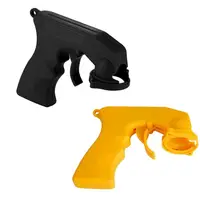 Paint Care Aerosol Spray Gun Handle With Full Grip Trigger Locking Collar Car Maintenance Polishing Tool image