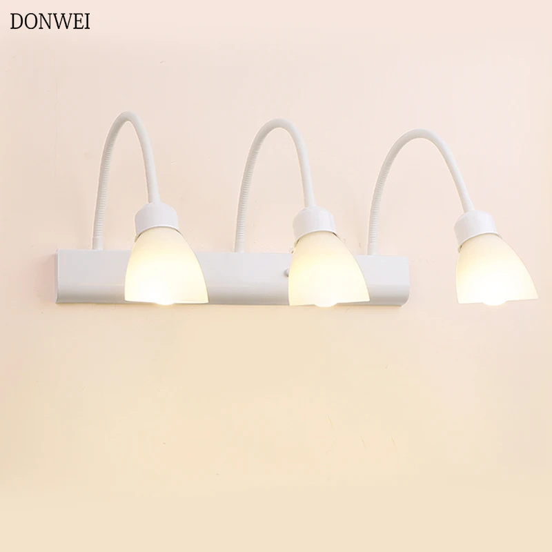 2/3 Heads LED Mirror Lighting Bathroom Home Decor Wall Lamp adjustable Wall Sconce Lamp 110V 220V Makeup Vanity Fixture Light
2/3 Heads LED Mirror Lighting Bathroom Home Decor Wall Lamp adjustable Wall Sconce Lamp 110V 220V Makeup Vanity Fixture Light