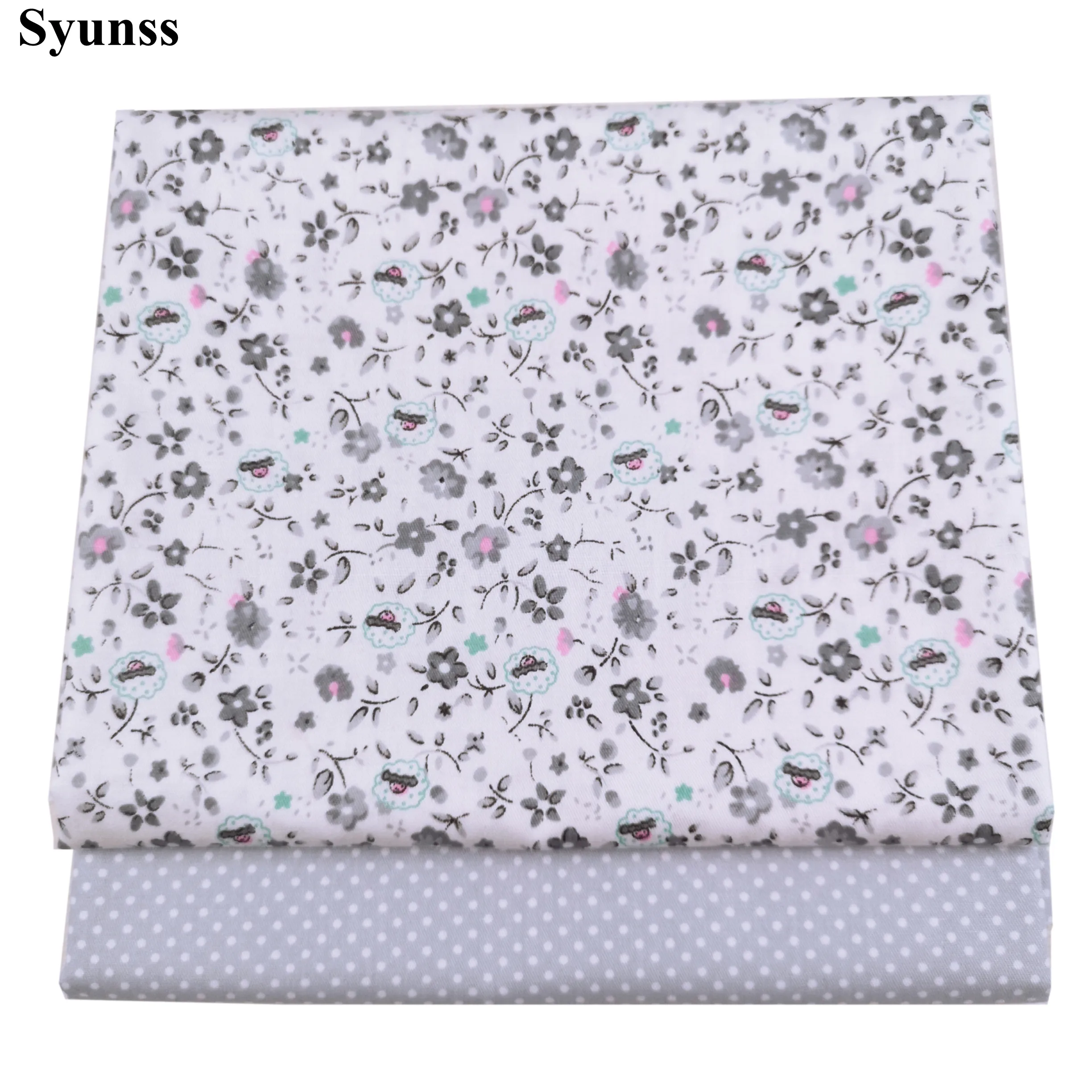 Syunss Diy Patchwork Cloth For Quilting Baby Cribs Cushions Dress Sewing Tissus Gray Floral Dot Print Twill Cotton Fabric Tecido
Syunss Diy Patchwork Cloth For Quilting Baby Cribs Cushions Dress Sewing Tissus Gray Floral Dot Print Twill Cotton Fabric Tecido