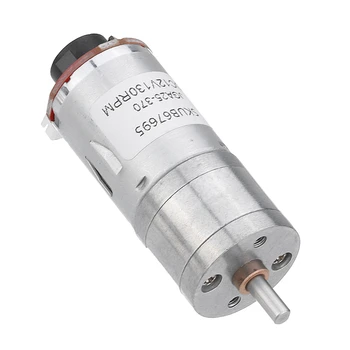 1Pcs 25GA370 DC 12V Micro Gear Reduction Motor with Encoder Speed Dial Reducer D-shaped Double Axes High Quality
1Pcs 25GA370 DC 12V Micro Gear Reduction Motor with Encoder Speed Dial Reducer D-shaped Double Axes High Quality