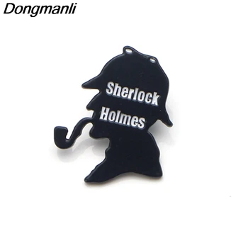 P3563 Wholesale 20pcs/lot Sherlock Holmes Metal Enamel Pins and Brooches for Fashion Lapel Pin Backpack Bags Badge Gifts
P3563 Wholesale 20pcs/lot Sherlock Holmes Metal Enamel Pins and Brooches for Fashion Lapel Pin Backpack Bags Badge Gifts