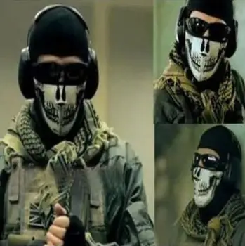 Make Up Skull Half Face Shield Halloween Parade Army CS Tactical Camouflage Mask SEALs Skeleton Masks Half Face Shield Mascarar
Make Up Skull Half Face Shield Halloween Parade Army CS Tactical Camouflage Mask SEALs Skeleton Masks Half Face Shield Mascarar