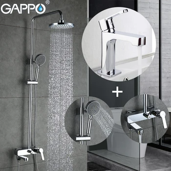 

GAPPO shower faucets set bathtub mixer bath rain shower tap Basin Faucet basin mixer taps Sanitary Ware Suite