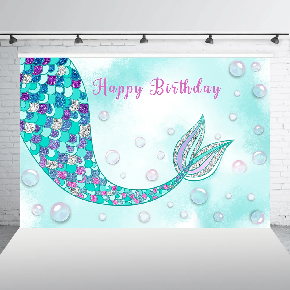 Mermaid Backdrop Mermaid Birthday Party Decorations Photo Background for Photo Booth Under The Sea Photography Backdrops W-1814
Mermaid Backdrop Mermaid Birthday Party Decorations Photo Background for Photo Booth Under The Sea Photography Backdrops W-1814