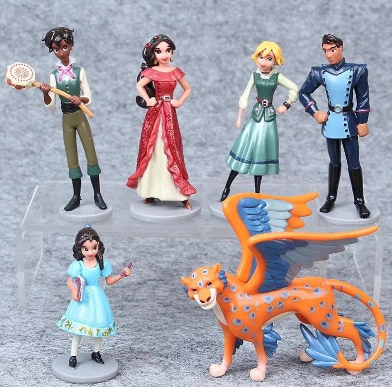 6pcs/lot 9.5cm anime Elena of Avalor PVC Action figure doll toys for kids christmas gifts aeProduct.getSubject()