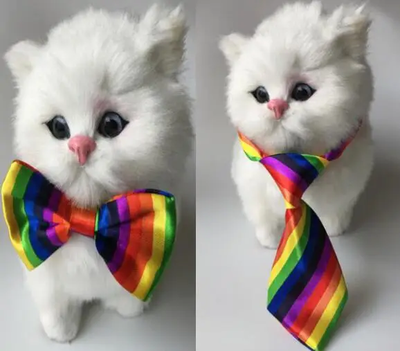(100pcs/lot) Big sale Pet Dog puppy Cat Rainbow Bow Ties Grooming Supplies for wedding party holiday Valentine LY1210
(100pcs/lot) Big sale Pet Dog puppy Cat Rainbow Bow Ties Grooming Supplies for wedding party holiday Valentine LY1210