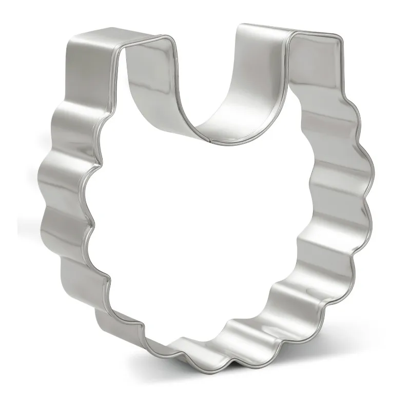 KENIAO Bib Cookie Cutter for Baby Shower & Birthday Biscuit / Fondant / Pastry / Sandwiches Cutter - Stainless Steel
KENIAO Bib Cookie Cutter for Baby Shower & Birthday Biscuit / Fondant / Pastry / Sandwiches Cutter - Stainless Steel