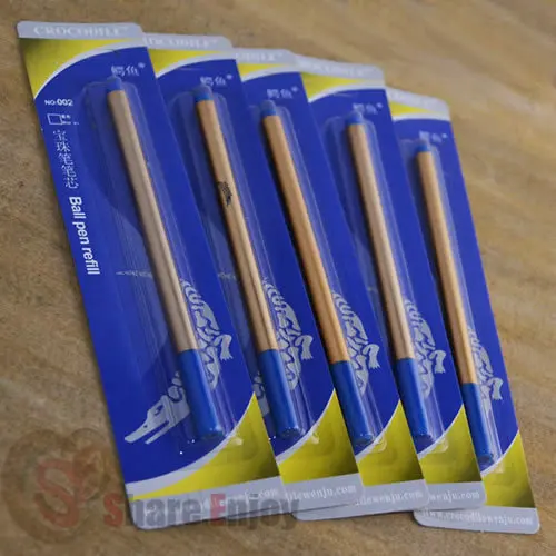 CROCODILE REFILLS FOR ROLLER BALL PEN 0.5MM POINT LOTS OF 5 PCS BLUE INK AND BLACK INK FOR CHOOSE
CROCODILE REFILLS FOR ROLLER BALL PEN 0.5MM POINT LOTS OF 5 PCS BLUE INK AND BLACK INK FOR CHOOSE