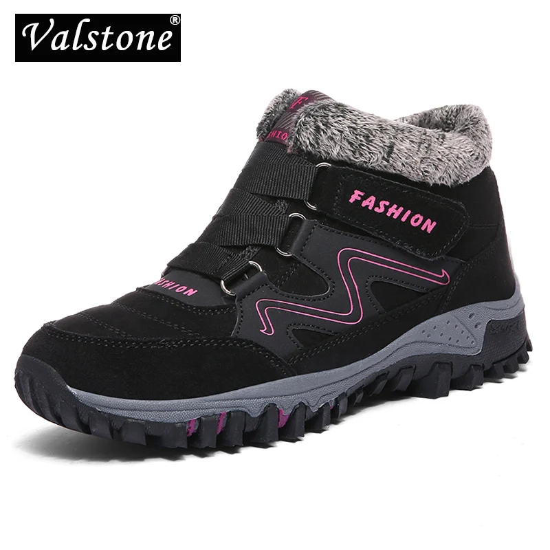 Valstone Winter Women boots Warm Snow boot outdoor plush lining ankle boots Super non-slip Lady shoes Zapatos mujer Plus size 41
Valstone Winter Women boots Warm Snow boot outdoor plush lining ankle boots Super non-slip Lady shoes Zapatos mujer Plus size 41