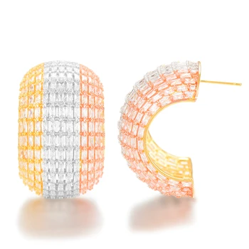 SISCATHY Elegant Multicolor Cubic Zircon CZ Statement Earrings Korean Elegant Womens Stud Earring boucle d'oreille femme 2019
SISCATHY Elegant Multicolor Cubic Zircon CZ Statement Earrings Korean Elegant Womens Stud Earring boucle d'oreille femme 2019