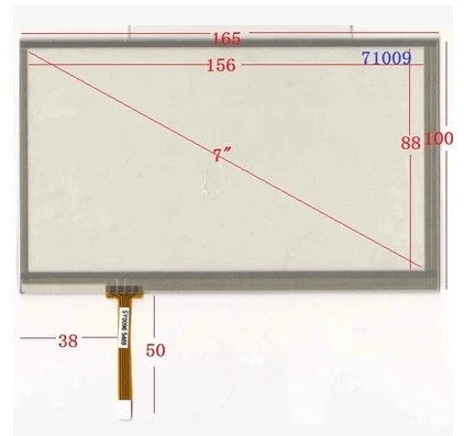 71009 Новый 7-дюймовый сенсорный экран 165*100 мм GPS Промышленный контроль высокое качество сенсорный экран
71009 Новый 7-дюймовый сенсорный экран 165*100 мм GPS Промышленный контроль высокое качество сенсорный экран