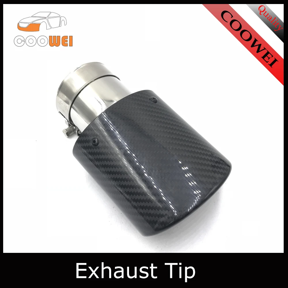 1pcs Glossy Carbon fiber Exhaust pipe Car Universal Exhaust Muffler Tip Exhaust Tip Accessories Wihtout Logo
1pcs Glossy Carbon fiber Exhaust pipe Car Universal Exhaust Muffler Tip Exhaust Tip Accessories Wihtout Logo