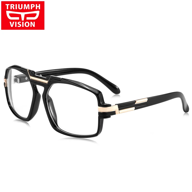 TRIUMPH VISION Spectacle Frame Square Men Glasses Transparent Clear Lens Eyewear High Quality Designer Myopia Glasses
TRIUMPH VISION Spectacle Frame Square Men Glasses Transparent Clear Lens Eyewear High Quality Designer Myopia Glasses