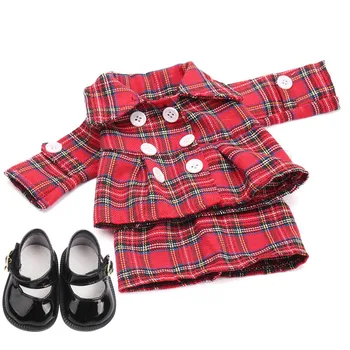 18 inch Girls doll dress multi-style suit skirts with shoes American new born clothes Baby toys fit 43 cm baby dolls c1
18 inch Girls doll dress multi-style suit skirts with shoes American new born clothes Baby toys fit 43 cm baby dolls c1