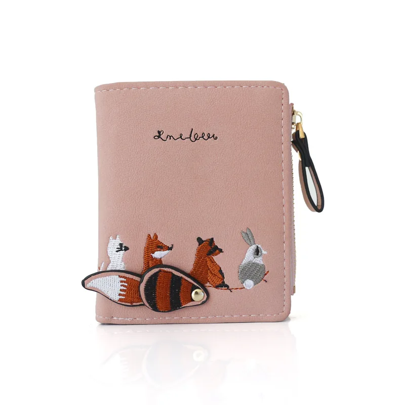 New Wallet Women Zipper Lovely Cartoon Animals Short Leather Wallets Female Small Coin Purse Card Holder For Girls Cute Wallet
New Wallet Women Zipper Lovely Cartoon Animals Short Leather Wallets Female Small Coin Purse Card Holder For Girls Cute Wallet