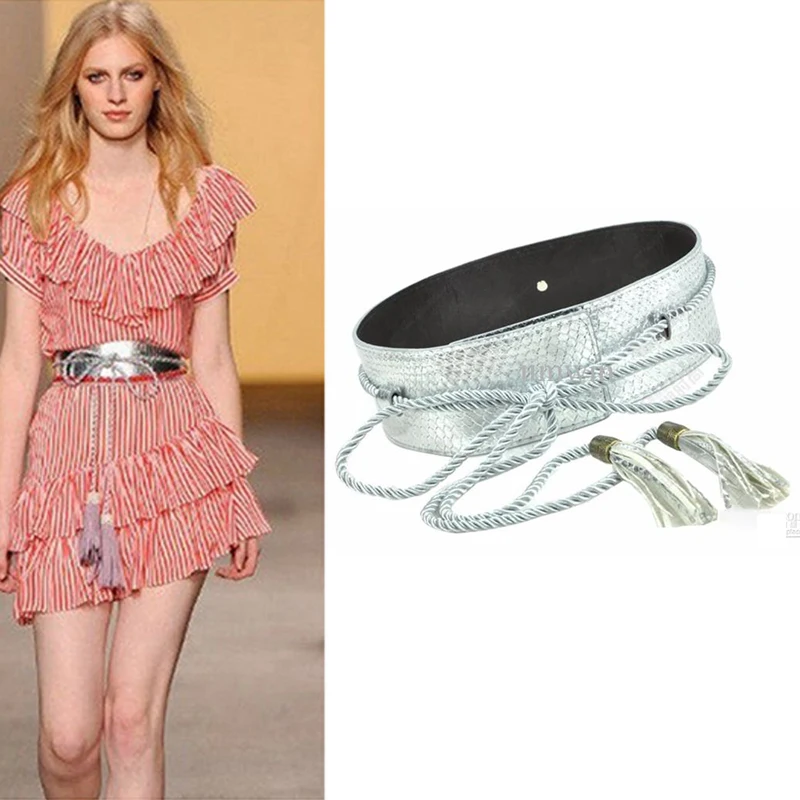 Fashion women PU leather wide waist belt waistband tie tassels cummerbund corset for trench Hot cintos femininos
Fashion women PU leather wide waist belt waistband tie tassels cummerbund corset for trench Hot cintos femininos