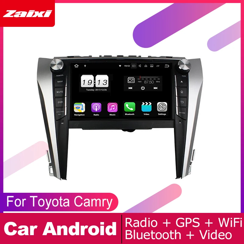 ZaiXi 2 DIN Auto DVD Player GPS Navi Navigation For Toyota Camry Aurion 2011~2017 Car Android Multimedia System Screen Radio
ZaiXi 2 DIN Auto DVD Player GPS Navi Navigation For Toyota Camry Aurion 2011~2017 Car Android Multimedia System Screen Radio