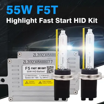 SKYJOYCE 1 Set 55W Fast Bright HID Kit DLT F5 Quick Start Xenon Ballast 5500K Highlight HID Bulb H1 H7 H11 9005 9006 9012 D2H
SKYJOYCE 1 Set 55W Fast Bright HID Kit DLT F5 Quick Start Xenon Ballast 5500K Highlight HID Bulb H1 H7 H11 9005 9006 9012 D2H