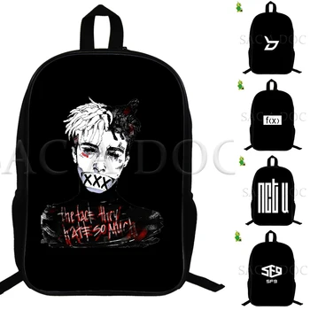 XXXTentacion Kpop NCT U Block B F(x) SF9 Mochila Backpack Boys Girl School Bags Fashion Backpack for Teens Kids Travel Backpack
XXXTentacion Kpop NCT U Block B F(x) SF9 Mochila Backpack Boys Girl School Bags Fashion Backpack for Teens Kids Travel Backpack