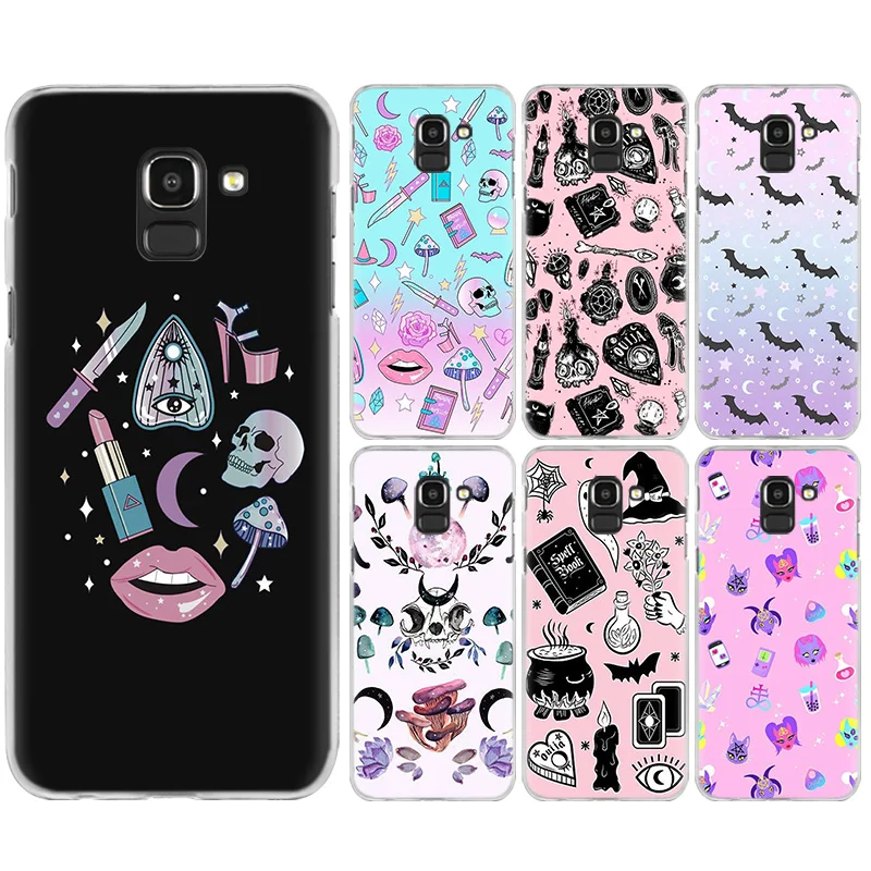 Girly Pastel Witch Goth Pattern Case Cover for Samsung Galaxy A50 A20e A70 A40 A20 A6S A8S S10 S10e S105G Plus Hard PC Coque
Girly Pastel Witch Goth Pattern Case Cover for Samsung Galaxy A50 A20e A70 A40 A20 A6S A8S S10 S10e S105G Plus Hard PC Coque