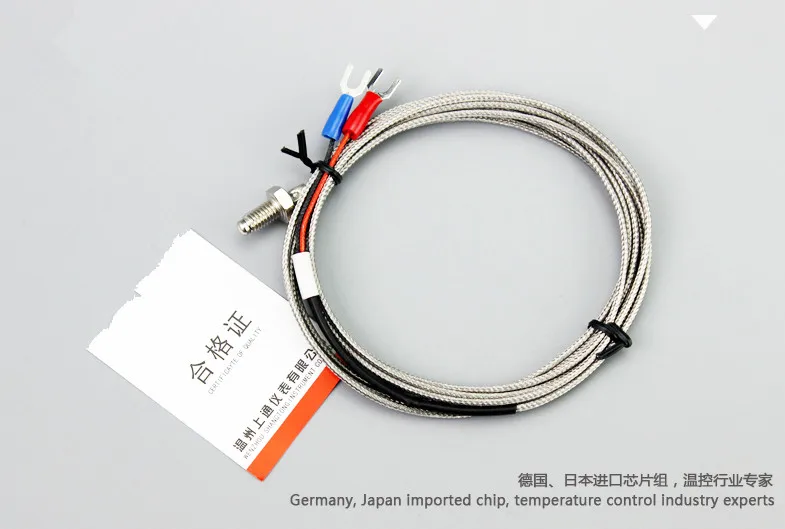 5pcs/lot Temperature probe M6 Screw-type thermocouple 3M Length K E WRNT-01/02 RTD
5pcs/lot Temperature probe M6 Screw-type thermocouple 3M Length K E WRNT-01/02 RTD
