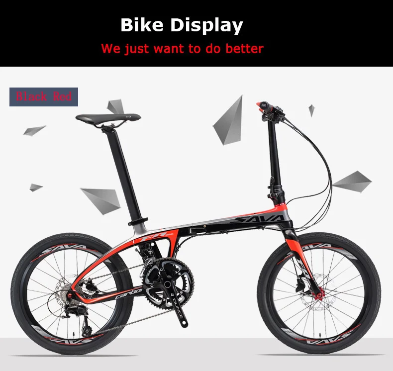 Sava Folding Bike 20 Inch Folding Bicycle Foldable Carbon Folding