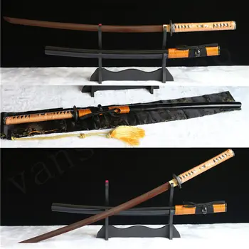 HAND FORGED RED DAMASCUS FOLDED STEEL JAPANESE SAMURAI KATANA REAL SWORD CUTTING
HAND FORGED RED DAMASCUS FOLDED STEEL JAPANESE SAMURAI KATANA REAL SWORD CUTTING