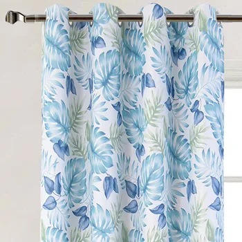 Cheap Price Blue Leaves Curtains Room Darkening Natural Curtains for Living Room Bedroom
Cheap Price Blue Leaves Curtains Room Darkening Natural Curtains for Living Room Bedroom