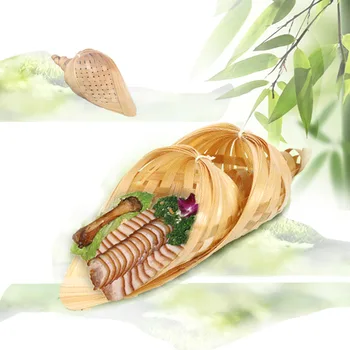 Food Basket Handmade Bamboo Woven Baskets Snacks Creative Sushi Plate Dessert Hotel Home Bar Utensils Conch Shaped Plate 2pcs
Food Basket Handmade Bamboo Woven Baskets Snacks Creative Sushi Plate Dessert Hotel Home Bar Utensils Conch Shaped Plate 2pcs