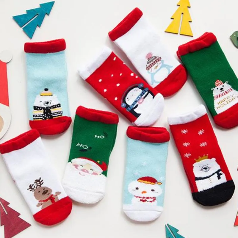 4Pairs/LOT Winter Holiday Warm Snow Cartoon Socks Boys Girls Soft Pure Cotton Socks
4Pairs/LOT Winter Holiday Warm Snow Cartoon Socks Boys Girls Soft Pure Cotton Socks